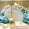 Dusty Blue & Sage Green Balloon Garland Kit (122pcs) – Pastel Olive, Slate Blue, Beige & Metallic Gold Confetti Balloons for Boho Birthday, Wedding, Baby Shower & Party Decorations